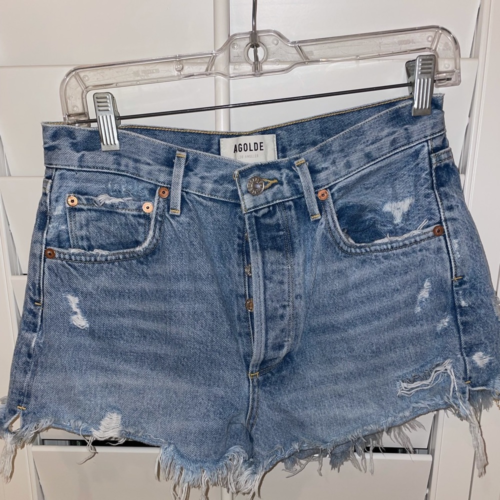 AGOLDE denim shorts size 27